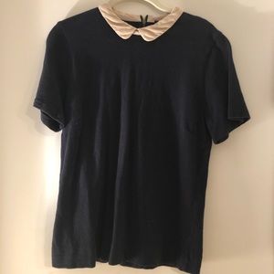 JCrew Navy Jimmy Collar Shirt